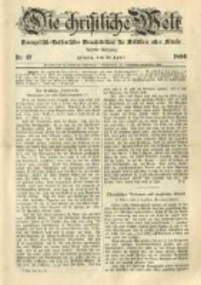 Die Christliche Welt: evangelisch-lutherisches Gemeindeblatt für Gebildete aller Stände. 1896.04.23 Jg.10 Nr.17