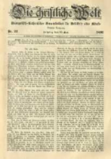Die Christliche Welt: evangelisch-lutherisches Gemeindeblatt für Gebildete aller Stände. 1896.05.28 Jg.10 Nr.22