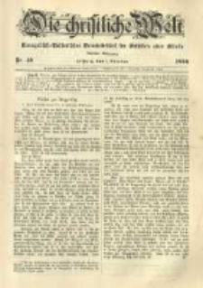 Die Christliche Welt: evangelisch-lutherisches Gemeindeblatt für Gebildete aller Stände. 1896.10.01 Jg.10 Nr.40