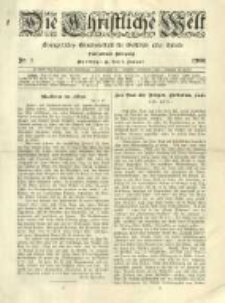Die Christliche Welt: evangelisches Gemeindeblatt für Gebildete aller Stände. 1901.01.03 Jg.15 Nr.1