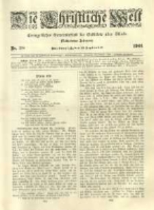 Die Christliche Welt: evangelisches Gemeindeblatt für Gebildete aller Stände. 1901.09.19 Jg.15 Nr.38