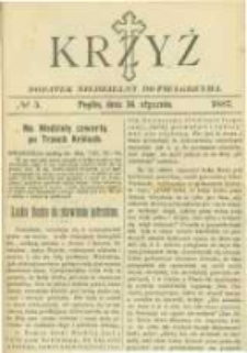 Krzyż: dodatek niedzielny do "Pielgrzyma". 1887.01.30 No5