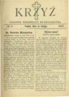 Krzyż: dodatek niedzielny do "Pielgrzyma". 1887.02.13 No7