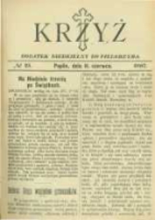 Krzyż: dodatek niedzielny do "Pielgrzyma". 1887.06.19 No25