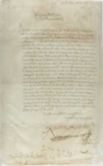 List Konstantego i Janusza XX Ostroskich, Pietficza kasztelana kamienieckiego i Jana Czaplicy do króla Zygmunta III, z Ostroga 23.05.1604