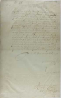 List Janusza X. Ostroroga do króla Zygmunta III, z Ostroga 26.08.1604