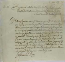 List króla Zygmunta III do Jana Zbigniewa Ossolińskiego wojewody sandomierskiego, z Warszawy 06.09.1616