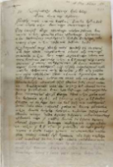 List Michała wojewody siedmiogrodzkiego do króla Zygmunta III, z Soczawy 21.05.1600