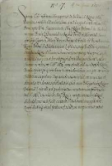 Odpowiedz cesarza Rudolfa II na poselstwo Jana Firleia podskarbiego koronnego, z Pragi 14.06.1600