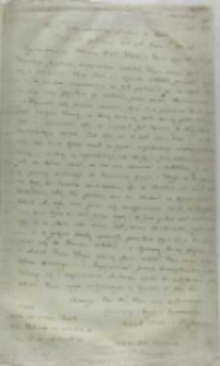 Kopia listu Henryka Firleia do króla Zygmunta III, z Rzymu 01.09.1601