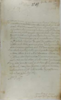List biskupa Józefa Stefana do króla Zygmunta III, 20.01.1604