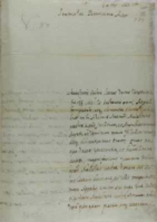 List do króla Zygmunta III, z Madrytu 12.10.1623