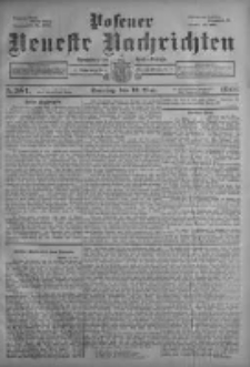 Posener Neueste Nachrichten mit Humoristischer Gratis Beilage1901.05.12 Nr581