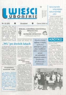 Wieści Lubońskie 1993.12 Nr12(36)
