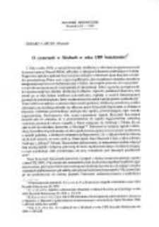 O cystersach w Mochach w roku 1309 bezustannie?