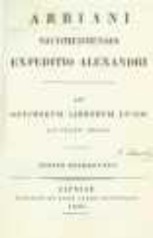 Arriani Nicomediensis Expeditio Alexandri: ad optimorum librorum fidem accurate edita