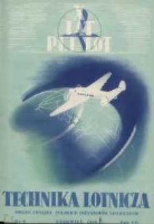Technika Lotnicza: organ Związku Polskich Inżynierów Lotniczych 1939.06 R.2(7) Nr6