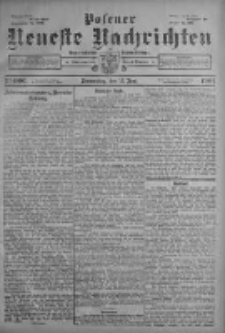 Posener Neueste Nachrichten mit Humoristischer Gratis Beilage 1901.06.13 Nr606