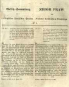 Gesetz-Sammlung für die Königlichen Preussischen Staaten. 1855.01.23 No1
