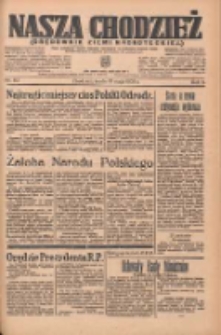 Nasza Chodzież: organ poświęcony obronie interesów narodowych na zachodnich ziemiach Polski 1935.05.14 R.6 Nr111
