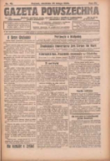 Gazeta Powszechna: organ Zjednoczenia Producentów Rolnych 1923.02.25 R.4 Nr45