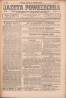 Gazeta Powszechna: organ Zjednoczenia Producentów Rolnych 1923.04.21 R.4 Nr91