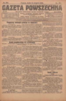 Gazeta Powszechna: organ Zjednoczenia Producentów Rolnych 1923.08.15 R.4 Nr184