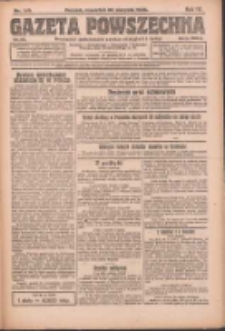 Gazeta Powszechna: organ Zjednoczenia Producentów Rolnych 1923.08.30 R.4 Nr196