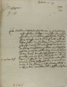 List Goltza do Jana Sebastiana Szembeka