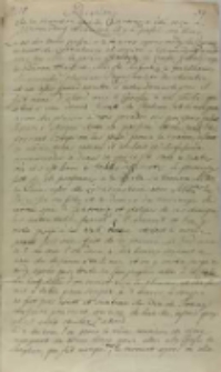 Relation de la maniere que le czaroviz a ete reçu a Wermsdorf et comme il y a passé son tems