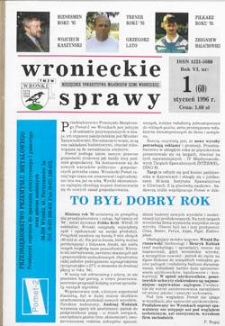 Wronieckie Sprawy 1997.01 R.8 Nr1(72)