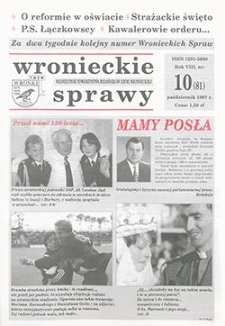 Wronieckie Sprawy 1997.10 R.8 Nr10(81)