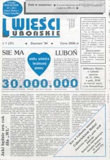 Wieści Lubońskie 1994.01 Nr1(37)