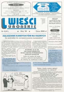 Wieści Lubońskie 1994.05 Nr5(41)