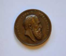 Medal wybity w Dreźnie dla Józefa Ignacego Kraszewskiego jako dar Polonii w 50-lecie pracy pisarskiej