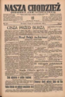 Nasza Chodzież: organ poświęcony obronie interesów narodowych na zachodnich ziemiach Polski 1935.10.22 R.6 Nr244