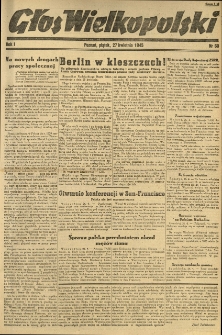 Głos Wielkopolski. 1945.04.27 R.1 nr60