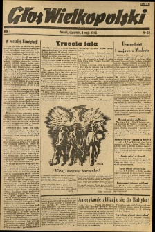 Głos Wielkopolski. 1945.05.03 R.1 nr65