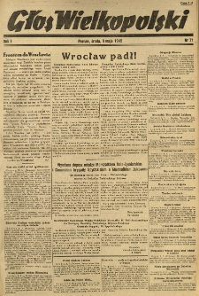 Głos Wielkopolski. 1945.05.09 R.1 nr71