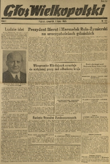 Głos Wielkopolski. 1945.07.05 R.1 nr127