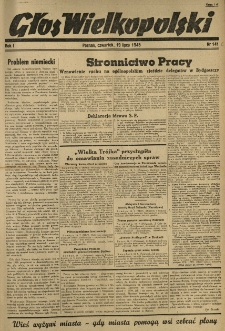 Głos Wielkopolski. 1945.07.19 R.1 nr141
