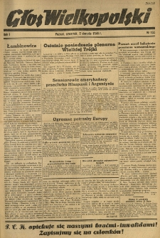 Głos Wielkopolski. 1945.08.02 R.1 nr155