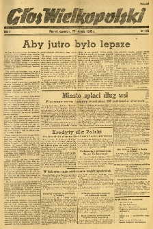 Głos Wielkopolski. 1945.08.23 R.1 nr176