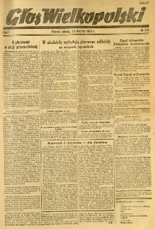 Głos Wielkopolski. 1945.08.25 R.1 nr178