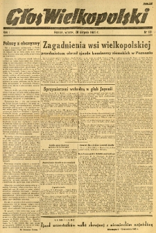 Głos Wielkopolski. 1945.08.28 R.1 nr181