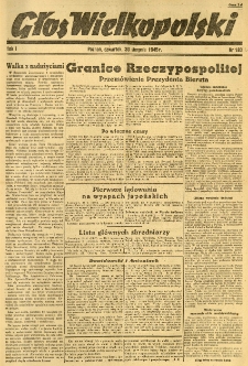 Głos Wielkopolski. 1945.08.30 R.1 nr183