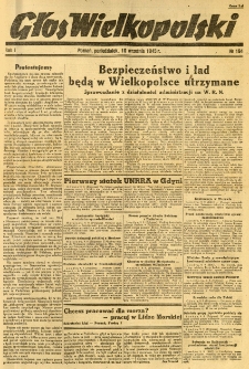 Głos Wielkopolski. 1945.09.10 R.1 nr194