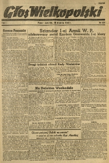 Głos Wielkopolski. 1945.09.20 R.1 nr204