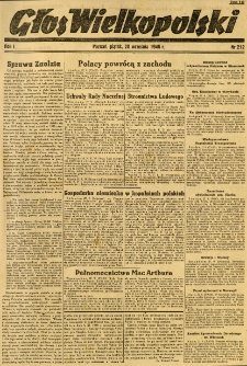 Głos Wielkopolski. 1945.09.28 R.1 nr212