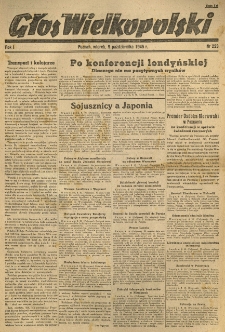 Głos Wielkopolski. 1945.10.09 R.1 nr223